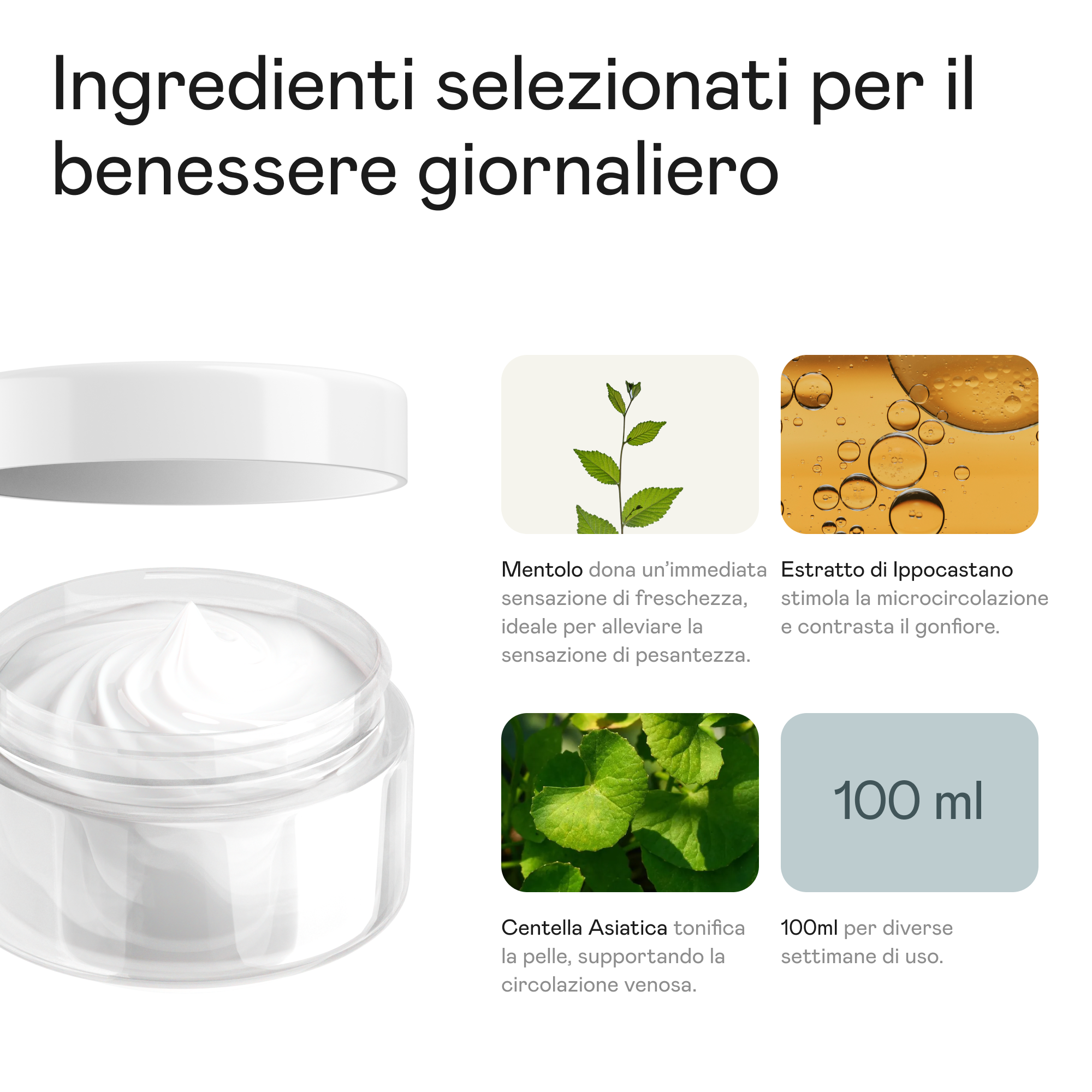 Crema Gambe Leggere