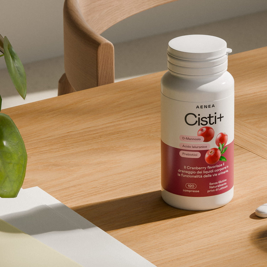 Aenea - cisti+, integratore naturale prodotto in italia per la cistite