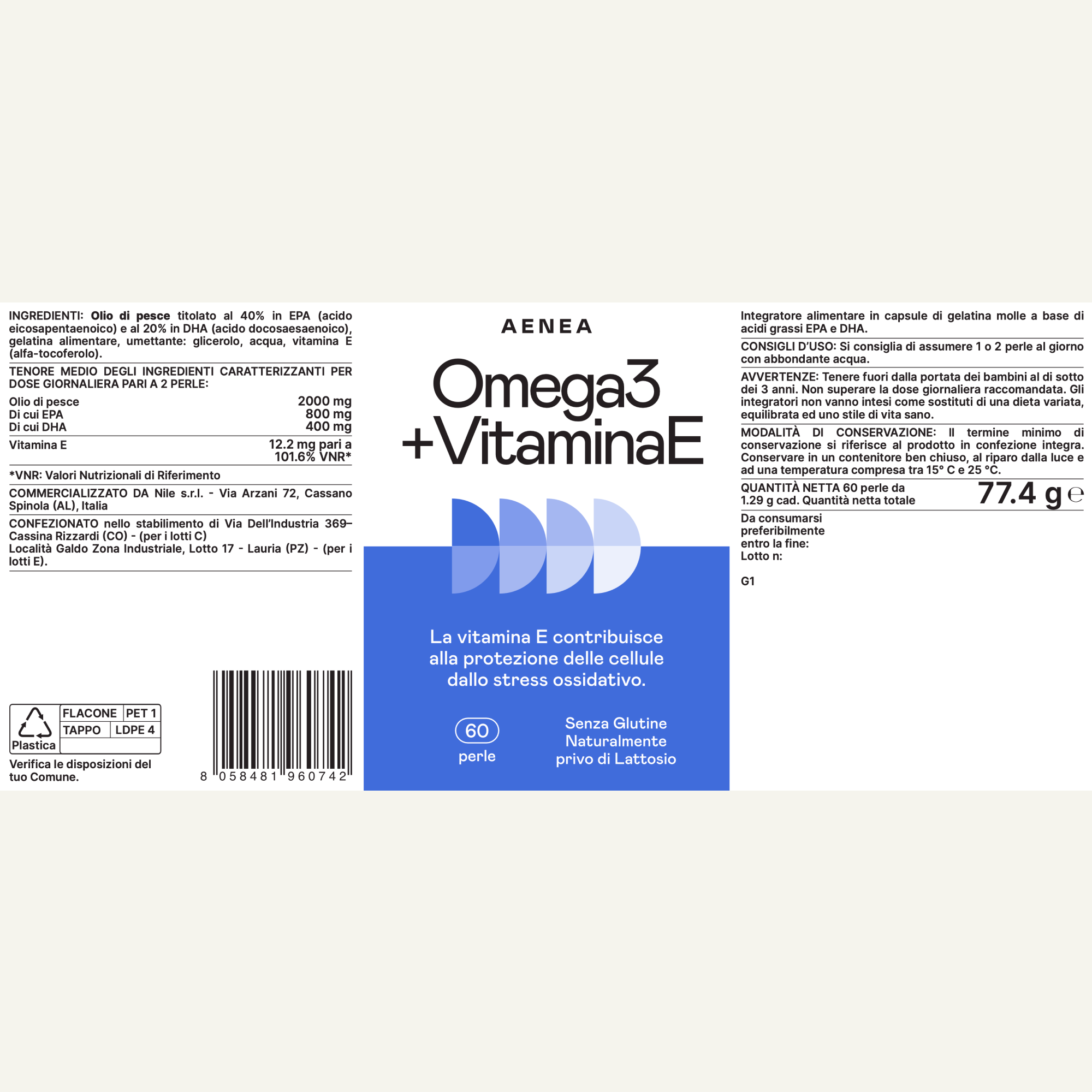 Omega 3 + Vitamina E