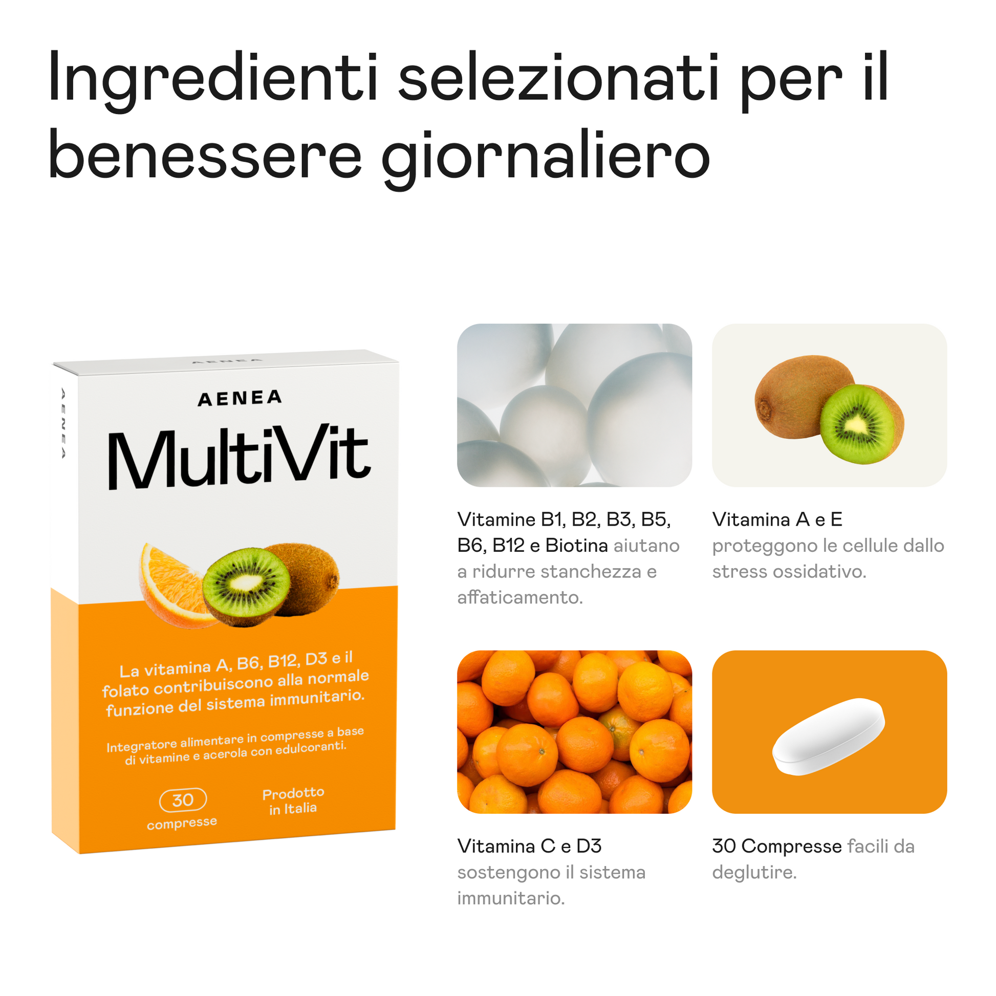 Aenea integratore multivit multivitaminico contenuto